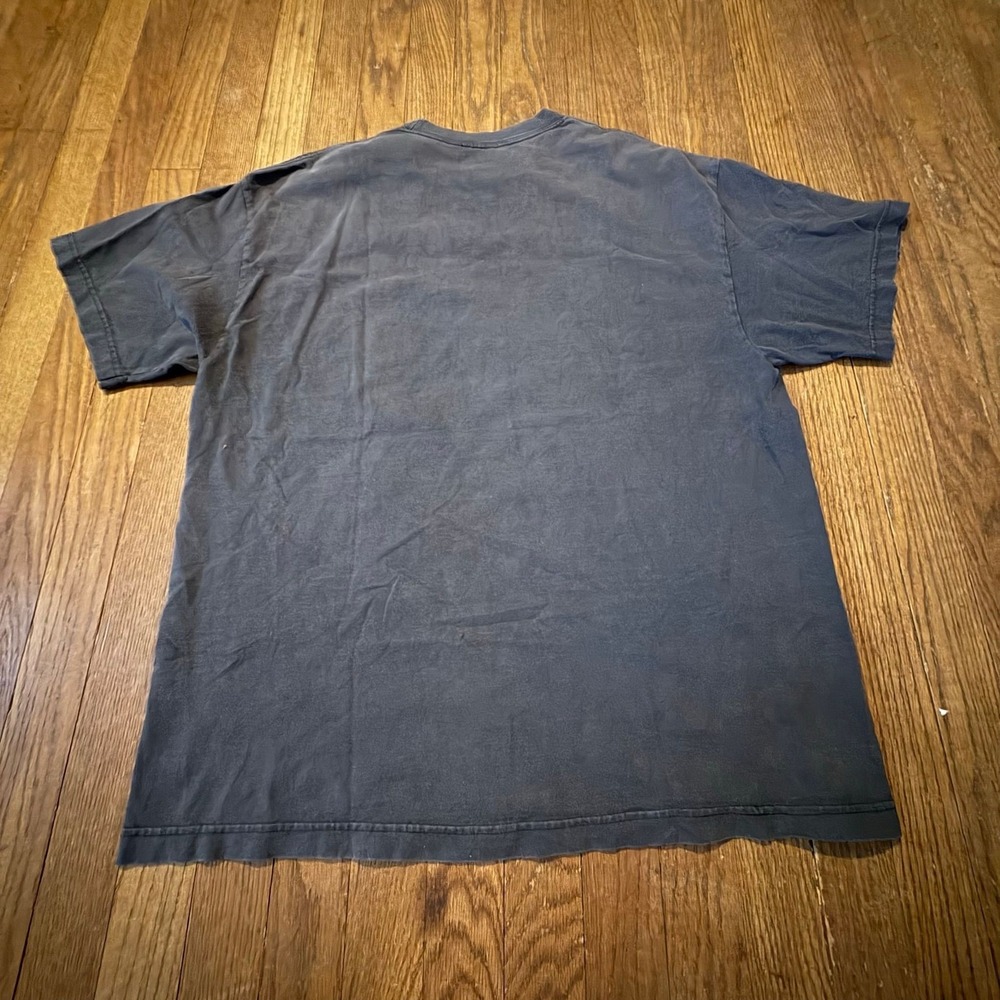 Pittsburgh Steelers Vertical Logo T-Shirt XL Black Reebok NFL Equipment - Picture 2 of 3
